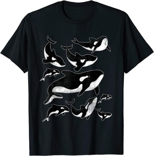 Killer Whale Ocean Animal Aquarist Gift Aquarium Orca T-Shirt