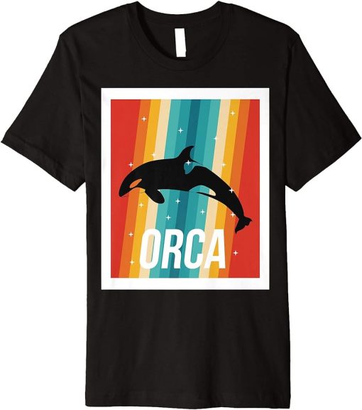 Vintage Orca Retro Killer Whale Premium T-Shirt