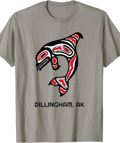 Dillingham Alaska Native American Indian Orca Killer-Whale T-Shirt